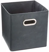 Pudła i pojemniki do przechowywania - 5five Simple Smart Pojemnik tekstylny do przechowywania pudełko na ubrania 31 x 31 cm kolor szary B0798SC9RL - miniaturka - grafika 1