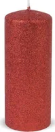 Świece - Art Pol Pol Pl Czerwony Świeca Glamur Walec Duży 125889 - miniaturka - grafika 1