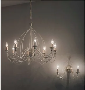 IDEAL LUX Lampa Ścienna Corte Ap2 Bianco 028460 Antico Wys. 37,0 - Lampy ścienne - miniaturka - grafika 4