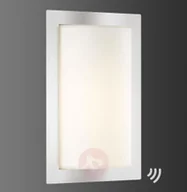 Lampy ogrodowe - LCD LCD LCD Zewnętrzny kinkiet LED Stal nierdzewna, 1-punktowy 043LEDSEN - miniaturka - grafika 1