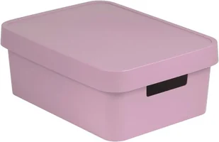 Curver Pojemnik z przykrywką 11 L Infinity różowy CUR-229281 - Pojemniki łazienkowe - miniaturka - grafika 3