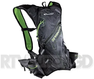 Spokey Plecak sportowy SPRINTER 5l wodoodporny Czarny/Zielony - Plecaki - miniaturka - grafika 5