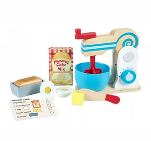 Melissa&Doug Drewniany mikser z akcesoriami 19840 - Zabawki AGD - miniaturka - grafika 2