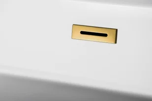 Corsan Wanna wolnostojąca E042 Reno 160 z wykończeniem złotym 649094 - Wanny - miniaturka - grafika 9