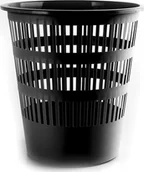 Kosze biurowe - Donau KOSZ NA ŚMIECI AŻUROWY 16L CZARNY 1SZT D306-01 - miniaturka - grafika 1