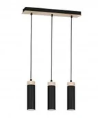 Lampy sufitowe - Milagro Pedro lampa wisząca 3-punktowa czarna MLP 4261 MLP 4261 - miniaturka - grafika 1