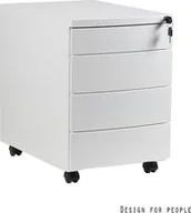 Szafki biurowe - Unique Kontenerek biurowy RP-04 biały RP-04-W - miniaturka - grafika 1