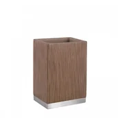 Kubki na szczoteczki do zębów - AWD Interior CEZAR KUBEK DREWNO METAL AWD02191276 - miniaturka - grafika 1