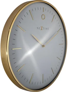 Nextime Zegar ścienny Glamour, biały, złoty, 40x4,8 cm - Zegary - miniaturka - grafika 7