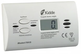 Kidde CZUJNIK CZADU 7DCO Z WYŚWIETLACZEM LCD FIRMY AI_CZUJ_C02_S7_L_0,2 - Czujniki czadu, dymu, gazu - miniaturka - grafika 8
