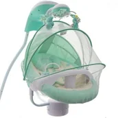 Huśtawki - Eurobaby Huśtawka elektroniczna TY801M green - miniaturka - grafika 1