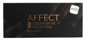 Akcesoria i kosmetyki do stylizacji brwi - Affect COLOUR BROW COLLECTION - PRESSED EYEBROW SHADOWS PALETTE - Paleta 10 cieni prasowanych do brwi - miniaturka - grafika 1