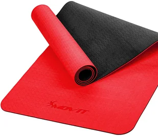 Movit CZERWONA MATA TPE 190x100x0,6cm DO ĆWICZEŃ JOGI - Maty do ćwiczeń - miniaturka - grafika 7
