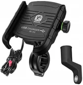 Uchwyty samochodowe do telefonów - Uchwyt Do Telefonu Motocyklowy Kewig Ładowarka Qc - miniaturka - grafika 1