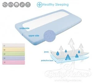 Matex Prześcieradło nieprzemakalne JERSEY 70x140 [TDPNJ70-10] - Prześcieradła dla dzieci - miniaturka - grafika 2