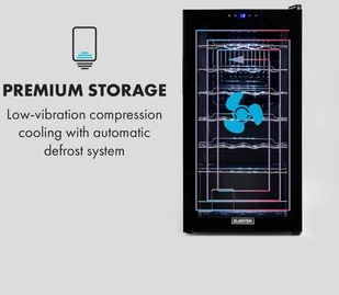 Klarstein HEA-Shiraz 28 slim - Chłodziarki do wina - miniaturka - grafika 7