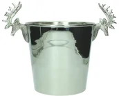 Akcesoria do lodu - Cooler z jeleniami, srebrny, 27x21x32 cm - miniaturka - grafika 1