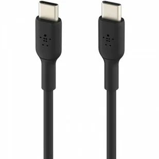 Belkin Kabel USB-C na USB-C (kabel USB do szybkiego ładowania do notebooków 10, S10, Pixel 4, iPad Pro i innych) USB typu C kabel do szybkiego ładowania (2 m, czarny) CAB003bt2MBK - Ładowarki do telefonów - miniaturka - grafika 2