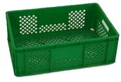Pojemniki przemysłowe - Artech Pojemnik skrzynka plastikowa EURO 200-5 ZIELONA AZART 200 ZIELONA AZART - miniaturka - grafika 1