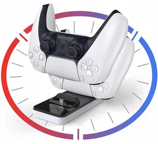 Strado Stacja dokująca ładująca do padów do PS5 płaska TP5-0591 DEXTP50591 - Akcesoria do Playstation - miniaturka - grafika 2