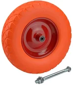 Kółka i bloczki - Koło do taczki POLIURETANOWE PEŁNE 400MM/130KG - miniaturka - grafika 1