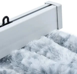 vidaXL Zasłona przeciwko owadom, biało-szara, 56x200 cm, szenil vidaXL - Akcesoria do okien - miniaturka - grafika 6