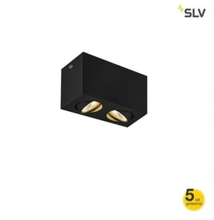 SLV SPOTLINE Triledo podwójna czarna LED 1002003 - Oprawy, klosze i abażury - miniaturka - grafika 2