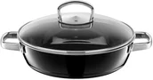 Patelnie - WMF Patelnia z dwoma uchwytami Fusiontec, czarny, srebrny, 4,1 l - miniaturka - grafika 1