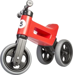 Teddies Funny Wheels New Sport 2w1 czerwony - Rowerki biegowe - miniaturka - grafika 2