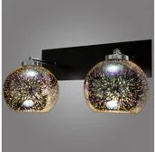 Lampy ścienne - Kemar Kemar NP/K/2/D3 - Kinkiet KULE 3D 2xE27/60W/230V - miniaturka - grafika 1