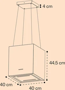 Klarstein Kronleuchter Smart CGCH3-Kronl-Sm-BK - Okapy kuchenne - miniaturka - grafika 8