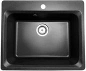 Zlewozmywaki - Kuchinox Głęboka Komora 20 cm Zlewozmywak Zlew Granitowy - miniaturka - grafika 1