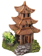 Dekoracje do akwarium - Nobby 28216 akwarium dekoracja Aqua ornaments z napisem "Asia" świątyni z roślin L-10 X szer. 9 X wys. 14.5 cm - miniaturka - grafika 1