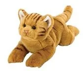 Russell Pomarańczowy pręgowany kot 35 cm - Maskotki i pluszaki - miniaturka - grafika 2