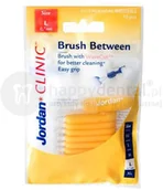 Szczoteczki międzyzębowe - Jordan JORDAN CLINIC Brush Between L (0,7-4,0mm) ŻÓŁTE 10szt. - zestaw specjalistycznych szczoteczek międzyzęnowych - miniaturka - grafika 1