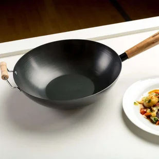 NAVA Patelnia wok stalowy kantoński chiński 35cm 10-166-014 Kinghoff - Patelnie NAVA Patelnia wok stalowy kantoński chiński 35cm 10-166-014 Kinghoff - Patelnie - miniaturka - grafika 6