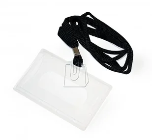 Argo Identyfikator holder z taśmą - czarną - Identyfikatory - miniaturka - grafika 2