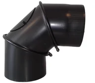 Piece i kotły grzewcze - Wadex Kolano regulowane  z wyczystką 160/90 - miniaturka - grafika 1