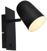 Lampy ścienne - Brilliant Ayr 42411/06 kinkiet lampa ścienna 1x18W E14 czarny - miniaturka - grafika 1