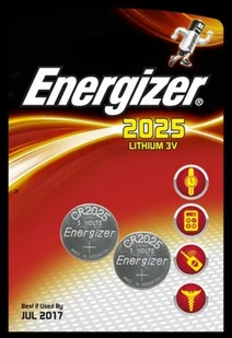 Energizer Baterie specjalistyczne litowe 2xCR2025 3V (EN626981) - Baterie i akcesoria - miniaturka - grafika 3