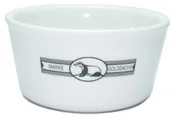 Akcesoria do golenia męskie - Golddachs Garnek do golenia  okrągły z porcelany, biały, bez mydła 7313010200 - miniaturka - grafika 1
