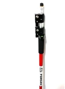 Forgeo Tyczka teleskopowa pod pryzmat FORGEO 3,6m klamra 2210-36 - Sprzęt geodezyjny - miniaturka - grafika 2