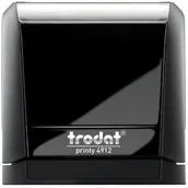 Pieczątki - Trodat Pieczątka 4912 czarna - poduszka czarna 47x18mm UN197-2 - miniaturka - grafika 1