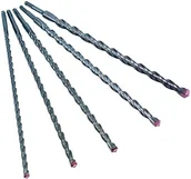 Wiertła - alpen Alpen SDS Plus Box F4 Forte, 2 ostrza, średnica 10, 12, 14, 16, 20 X 450 MM, 5-częściowy zestaw w ramach działalności gospodarczej Pack, 1077809005100 1077809005100 - miniaturka - grafika 1