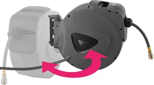 tectake Wąż do sprężonego powietrza z bębnem - 20 m 403430 - Akcesoria pneumatyczne - miniaturka - grafika 4