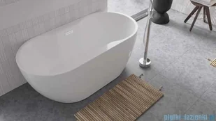 Besco Navia wanna 150x80cm wolnostojąca z syfonem #WAS-150-N | - Wanny - miniaturka - grafika 2