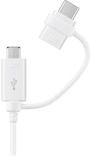 Samsung Combo Cable USB-C & micro USB biały (EP-DG930DWEGWW) - Kable komputerowe i do monitorów - miniaturka - grafika 2