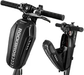Akcesoria do skatingu - RockBros Etui wodoodporne sakwa na hulajnogę uchwyt na ramę RockBros B62 Czarne 10358X1 - miniaturka - grafika 1