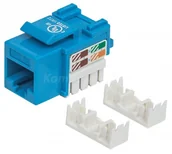 Panele krosownicze - Intellinet 210546 Moduł Keystone RJ45 UTP Cat5e, Punch-Down, niebieski 210546 - miniaturka - grafika 1