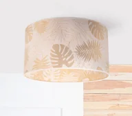 Lampy sufitowe - Euluna Lampa sufitowa Areca z wzorem liści, złota - miniaturka - grafika 1